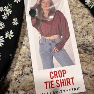 Tie crop top